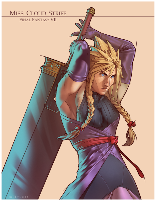 pryce14:MISS CLOUD STRIFE by Pryce14Project 25 continues with FF7 - Part 1.  Check out the rest of t