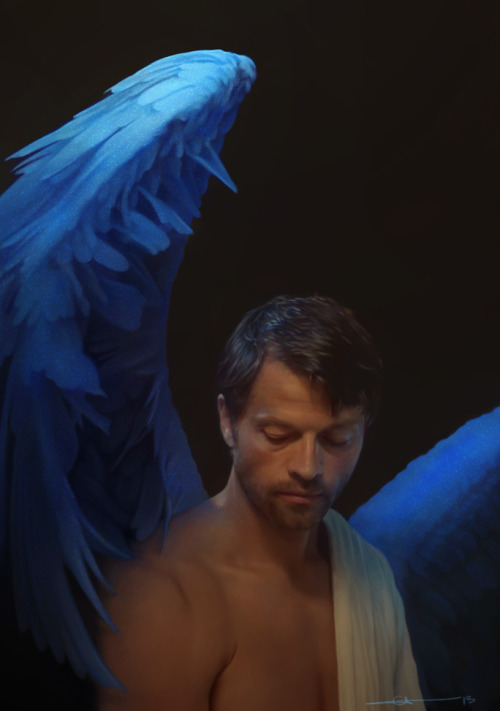 crushcrucify:euclase:Some winged!Castiel by request (and because my followers are awesome).Oml … Ok 