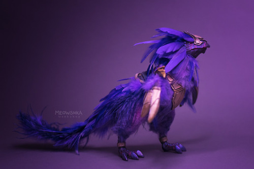 Voidtalon of the Dark Star: moveable handmade art doll