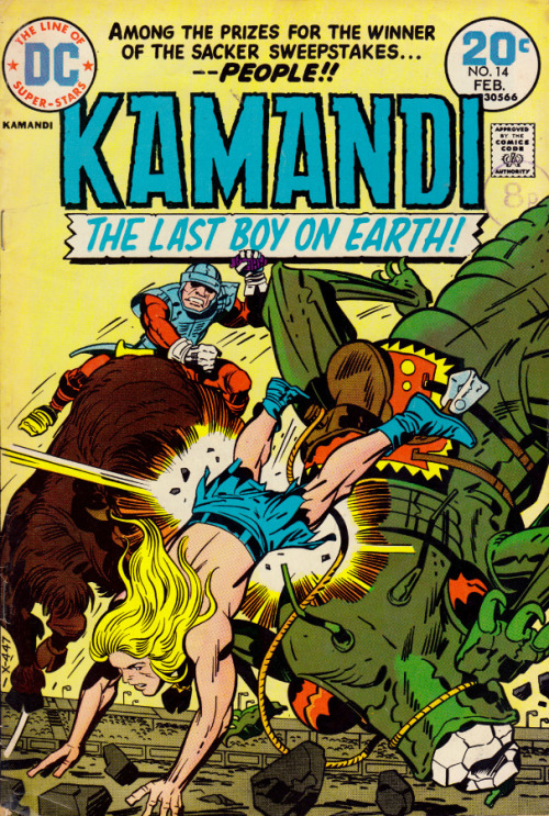 Kamandi No. 14 (DC Comics, 1974). Cover art porn pictures