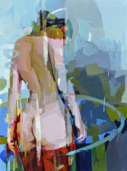 artbeautypaintings:  Untitled nude - Melinda Matyas