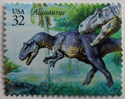 tsaagan: Dinosaur stampsCeratosaurusAllosaurus