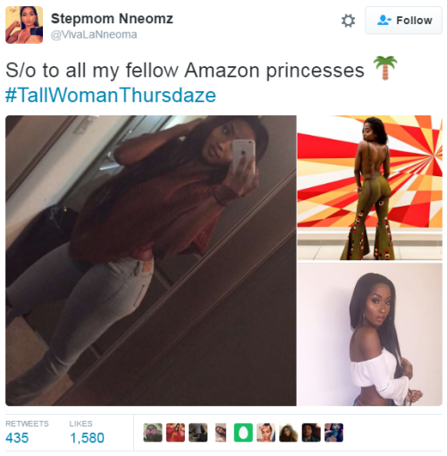 brother2thenight:hustleinatrap:#TallWomanThursdaze celebrates perfection of women of all heights and