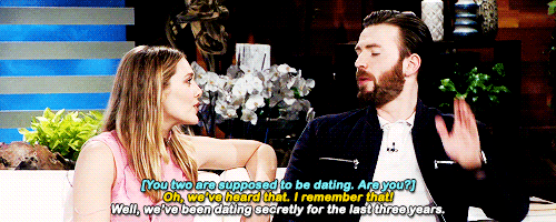 Daily Chris Evans Chris Evans And Elizabeth Olsen On Dating Rumours