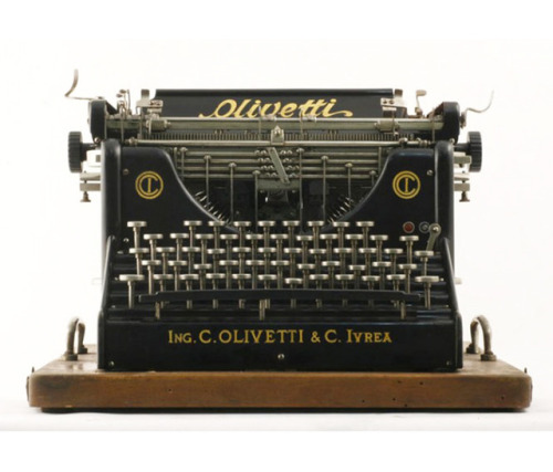 Olivetti Typewriter M1, launched at Turin’s World Fair 1911 by Camillo Olivetti. The first industria