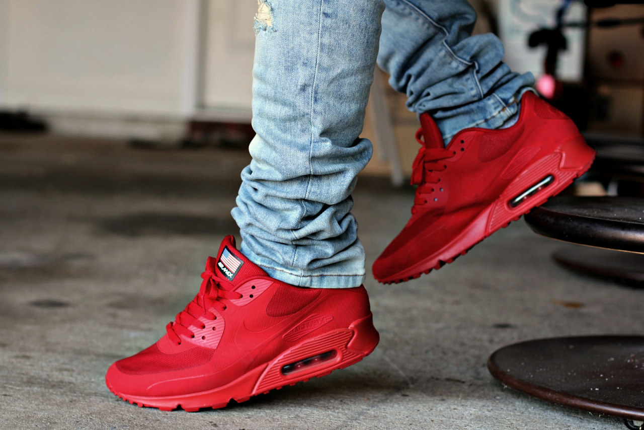 Nike Air 90 Hyperfuse 'Independence Day' Red... – – Sneakers, kicks and