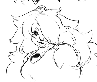 gems: the oldest art of them i can find vs recent art of them ive drawn