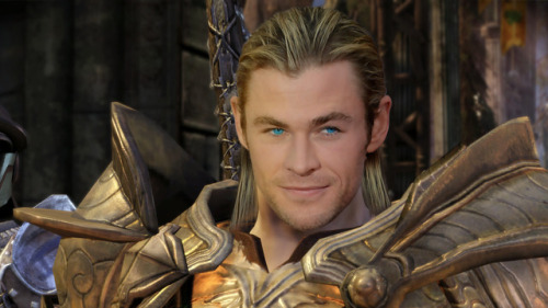 Dragon Age CelebritiesChris Hemsworth as King Cailan