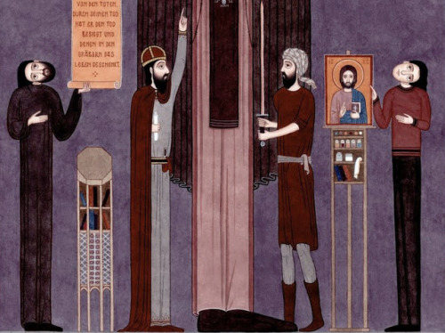 Nikola Sarić - John of Damascus. Detail.