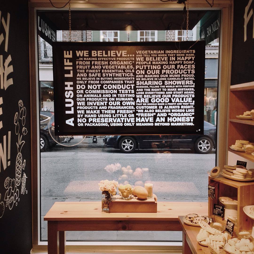 trendyteenblog:  a lush life… (at LUSH Cosmetics Charleston) 
