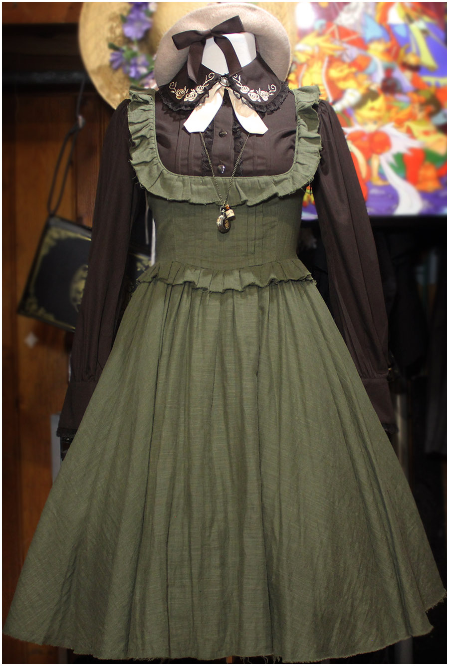 恵みの時-Victorian maiden -• innocent world 編み•上げスカート ...