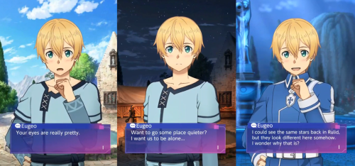 kiri-thirsty:compilation of rare moments where it’s EUGEO doing all the flirting around K