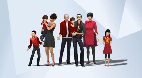 baseicsimmer:BGC CC makeovers of Maxis-created sims on the galleryThe Zhao familyMichael: skin blend