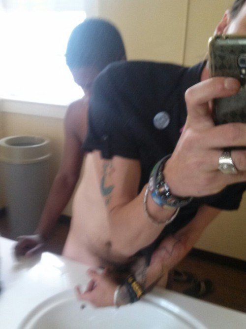 XXX tattootodd80:  Sucking black cock and taking photo