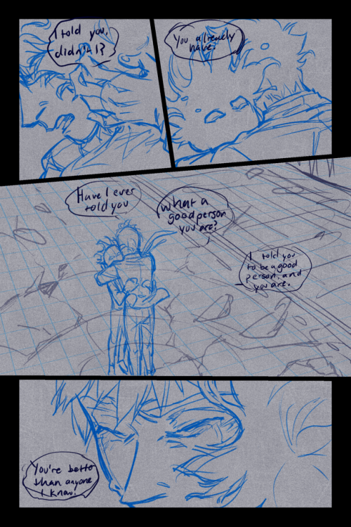 sandflakedraws:    Suddenly, looking at the scene in front of him, Reigen understood why Mob had always been afraid of what he kept locked inside. If Reigen had ever had the fraction of the power he had claimed to possess, the world around him in would