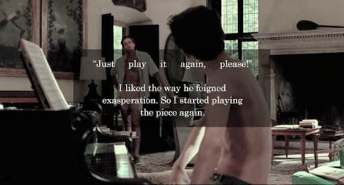 orgiance: I knew exactly what phrase in the piece must have stirred him the first time, and each tim
