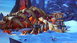 meat-vendor:   Frostfire Ridge is a harsh land of ceaseless winter and volcanic peaks, where travele