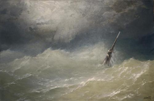 scribe4haxan:Tempest (1886 - Oil on canvas) - Ivan Konstantinovich Aivazovsky