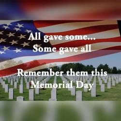 Remember the fallen this Memorial Day 󾓦