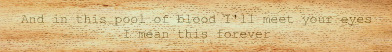 scennery-deactivated20200202:  The last lyrics of every My Chemical Romance album