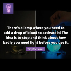 tinyfacts:  This Blood Lamp doesn’t look