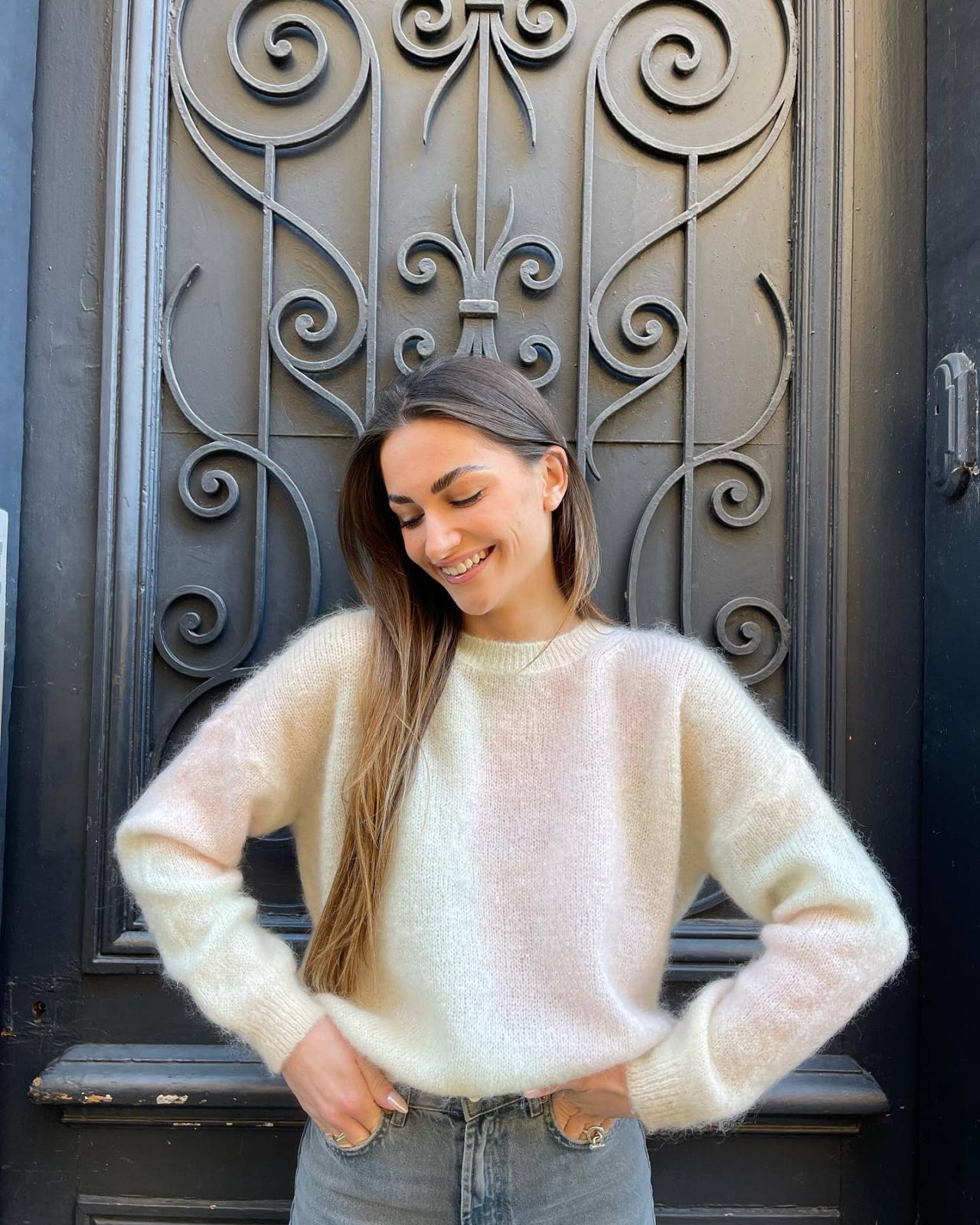 Mohair top sweater tumblr