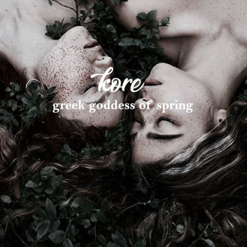 serrphic: ↳ @femmefatalenet : event eight : kore kore, which is another name for persephone, is a gr