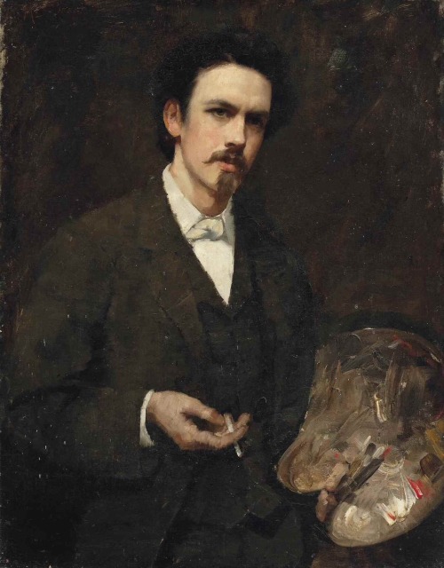 Portrait of Sir James Jebusa Shannon.1885.Oil on Canvas.91.5 x 71.1 cm. (35.82 x 27.95 in.)Art by Fr