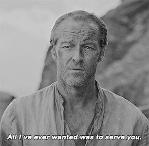 mormornt: jorah + serving his queen in 6.5 &amp; 7.5