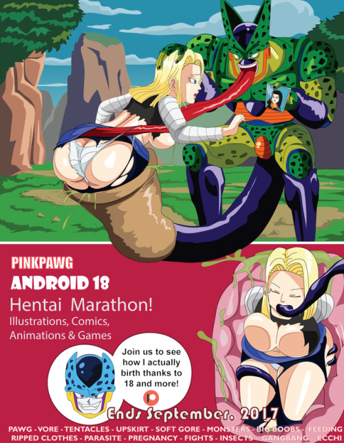Hentai Marathon by PinkPawg - Android 18 Hentai Marathon is basically all possible media for one cha