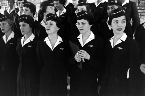 gameraboy: Stewardess school in Texas, 1958. Photographs by Peter Stackpole for Life Magazine. Still