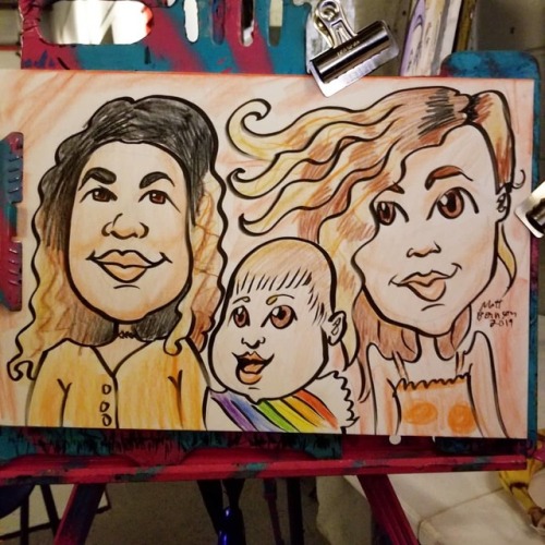 Caricatures from the SUM Studios opening!   It’s gonna be a blast!   I do all sorts of events, any kind of party can use a caricature artist!    . . . . . . . #Caricature #caricatures #caricaturist #caricatureartist #prismacolor #artstix #ink