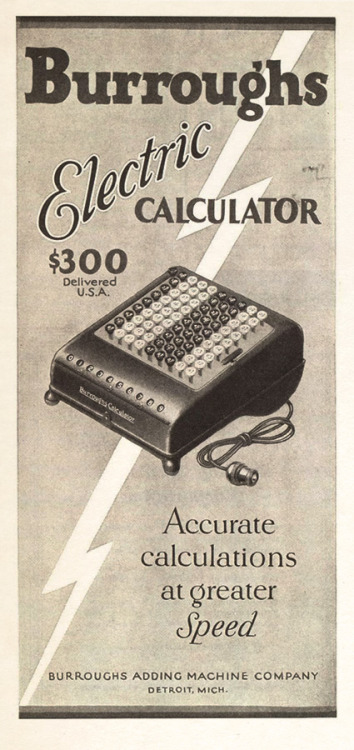 Burroughs Adding Machine Company, 1929