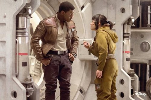 motheatenscarf: dailyfinn:New image of Finn and Rose Tico in The Last Jedi #this is some Classic Sta