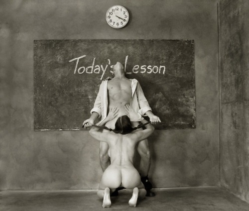 The teacher is in whose ready for todays lesson? 