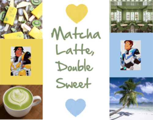 mistlethace:A graphic for @captainkaltar‘s fic, Matcha Latte, Double Sweet! If you love slow burn Hu