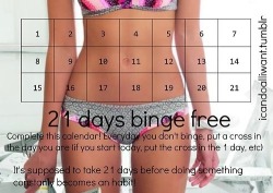 nelayoga:  I did it!! 21 days of eating mindfully and healthy, no bingeing!  To the next 21! 