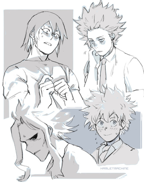 XXX Some BNHA sketches from my sketchbook photo