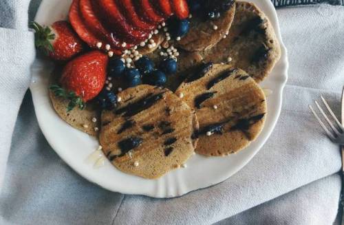 Holy crap, this was amazing! Protein pancakes ready to go