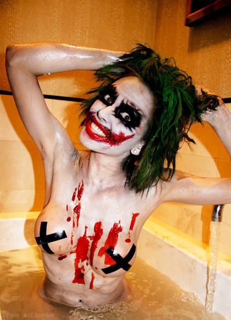 Porn Pics comic-jazz:  Joker cosplay