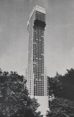 architectureofdoom:Schokbeton air guard tower,