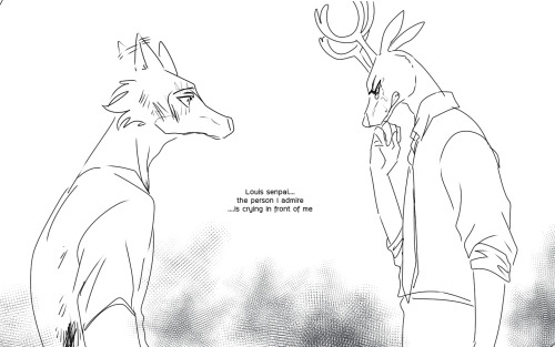 I Just Wonder, What Legosi Feel When He Saw Louis Break Down?