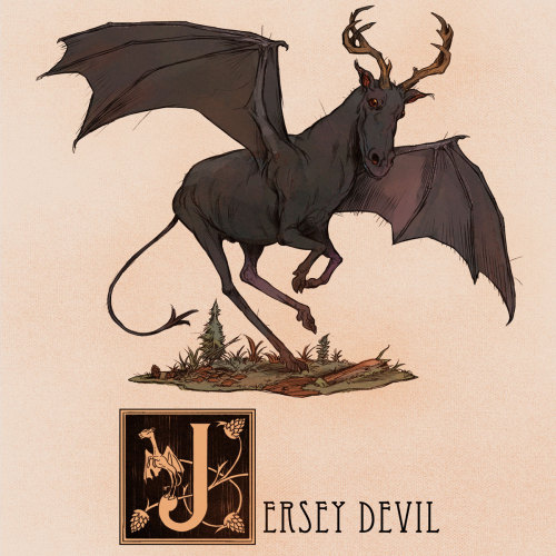 nathanandersonart:Name: Jersey Devil, The Leeds DevilArea of Origin: New Jersey, United StatesThe Je