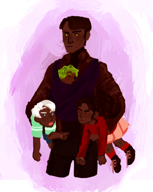 bikenesmith:magnus fam generations of carrying kiddos (+ a cat)commission me