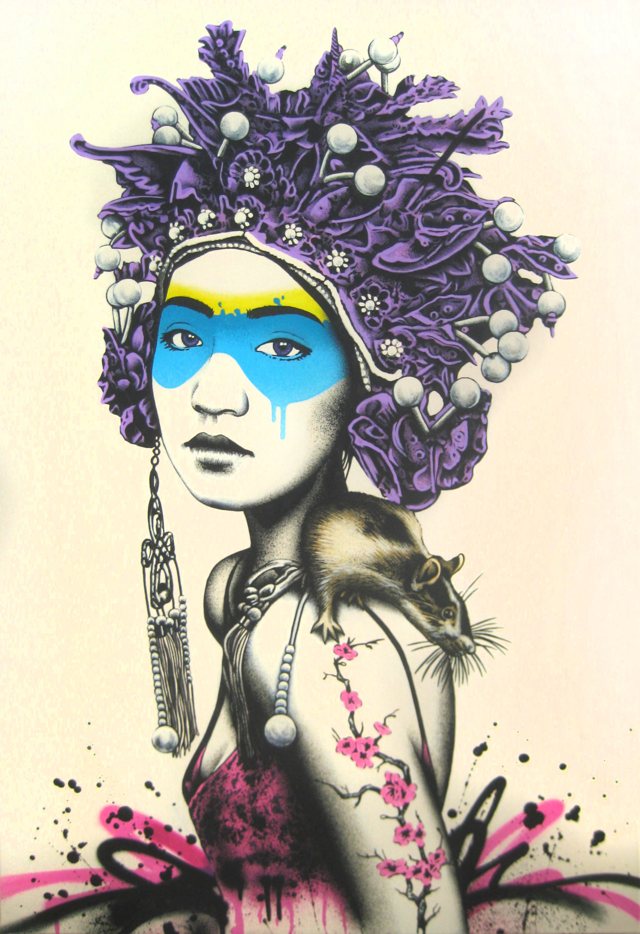 asylum-art-2:  Beautiful Japaneses Graffti  by Fin DAC Absolutely sick Japan inspired