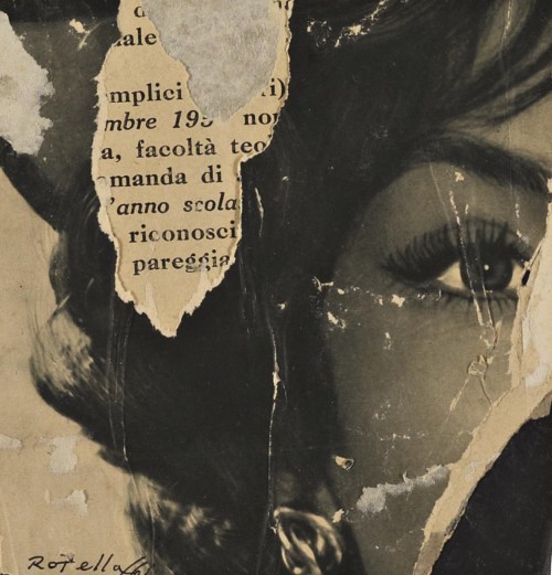 regardintemporel:  Mimmo Rotella - Riconoscimento, 1961
