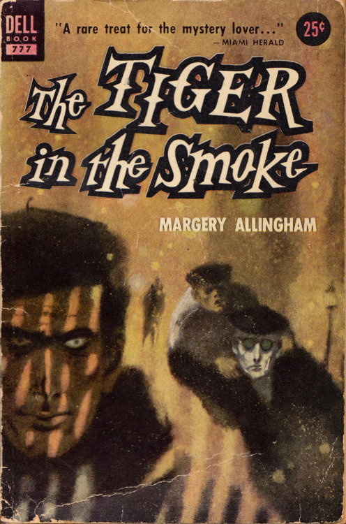 everythingsecondhand:The Tiger In The Smoke, by Margery Allingham (Dell, 1952). From a charity shop in Nottingham.