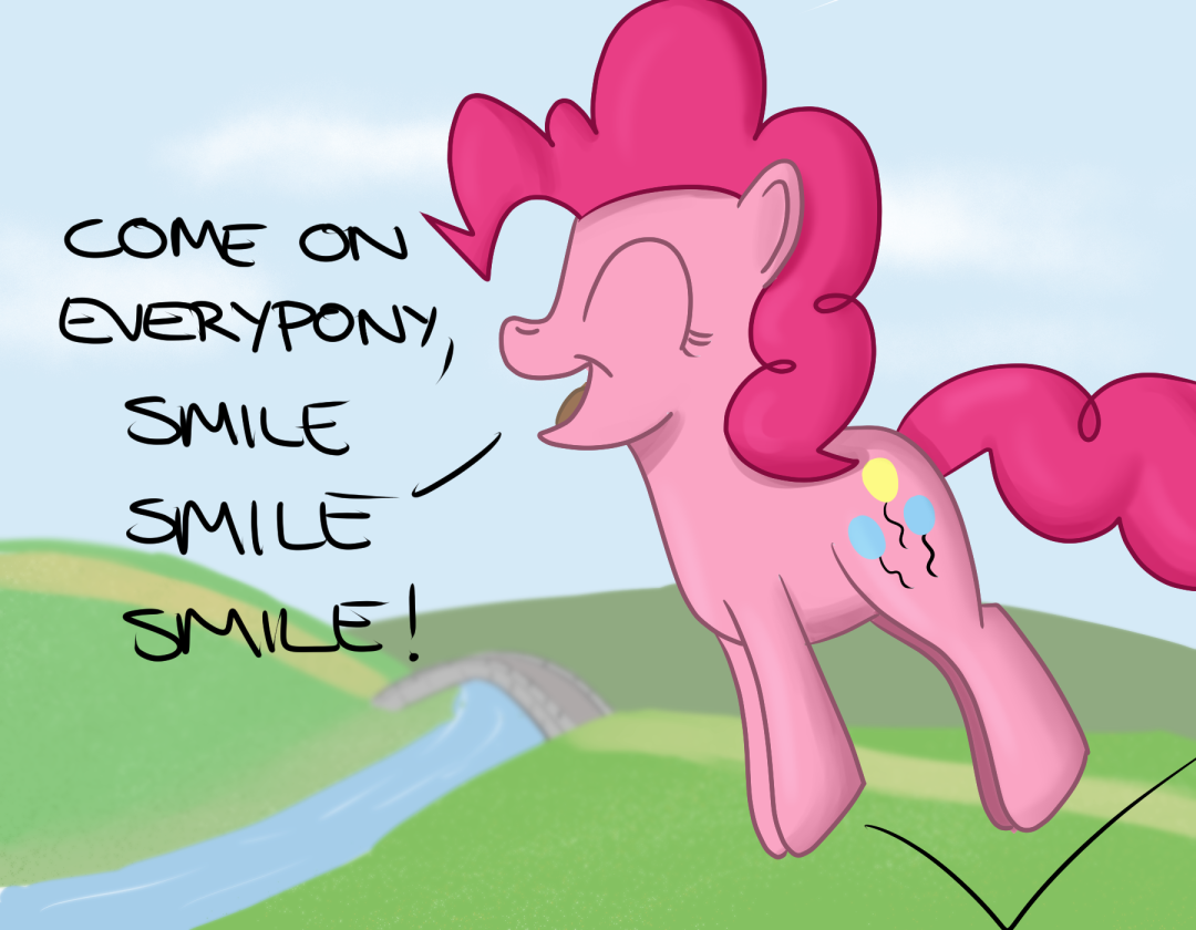 hoofclid:I don’t think we’ve had nearly enough Pinkie on this blog recently.