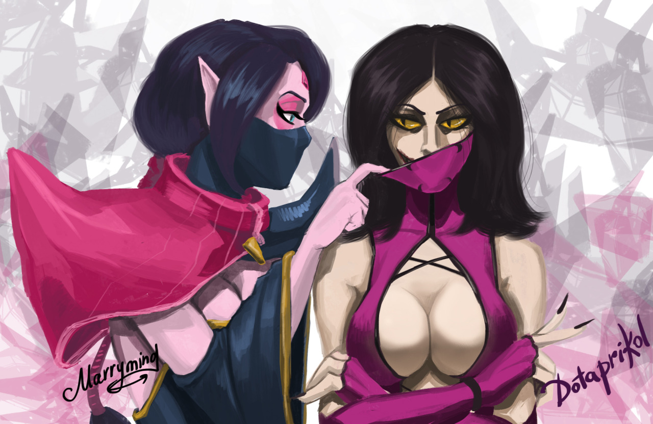 marrymind:Crossover Dota 2 &amp;   Mortal Kombat    Templar Assasin &amp;