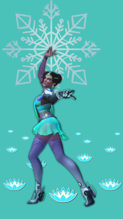 Fellow Symmetra fans!Wanted to give phone wallpapers a quick try and did these in a couple of minute